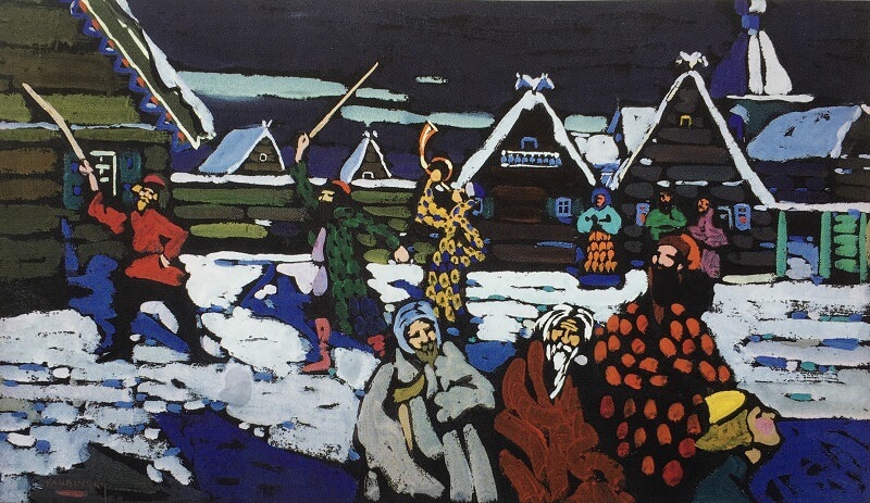 Scene, 1907 by Wassily Kandinsky