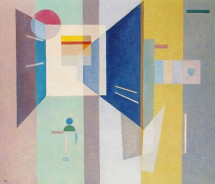 To the Right - To the Left, 1932 by Wassily Kandinsky