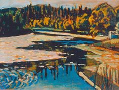 River in Autumn, 1900 by Wassily Kandinsky