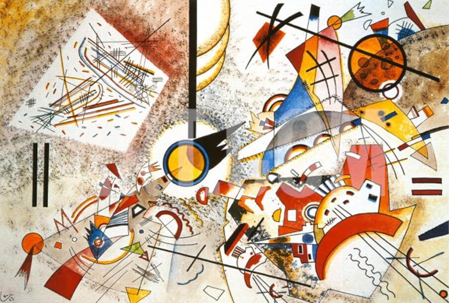 Bustling Aquarelle, 1923 by Wassily Kandinsky