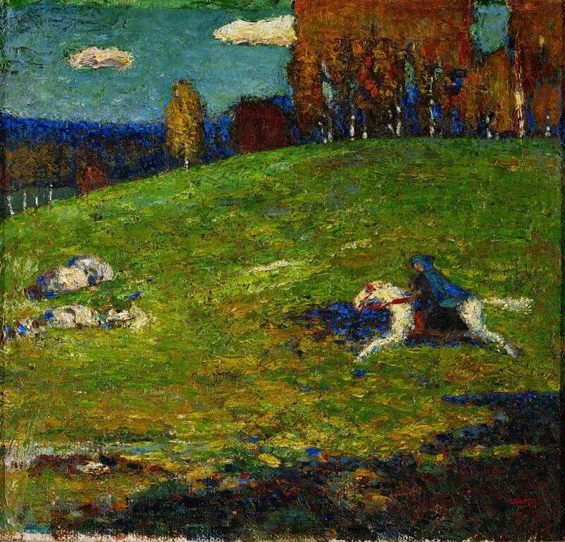 The Blue Rider, 1903 by Wassily Kandinsky